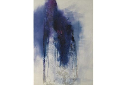 Broken Heart NY 9-11 - Olio su tela con polvere di marmo, sabbia e acrilici - cm 100x70 - € 2.500.00