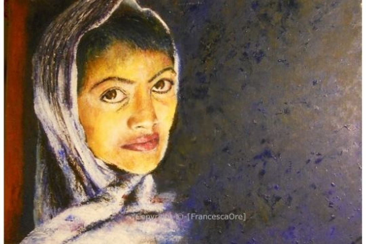 Imploring - Olio su tela - cm 50x70