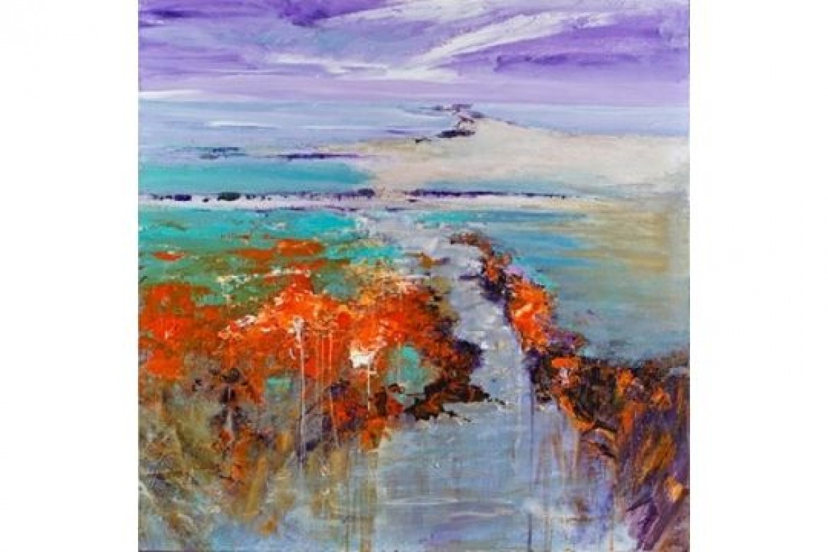 L'isola che non c'è - Olio su tela - cm 100x100