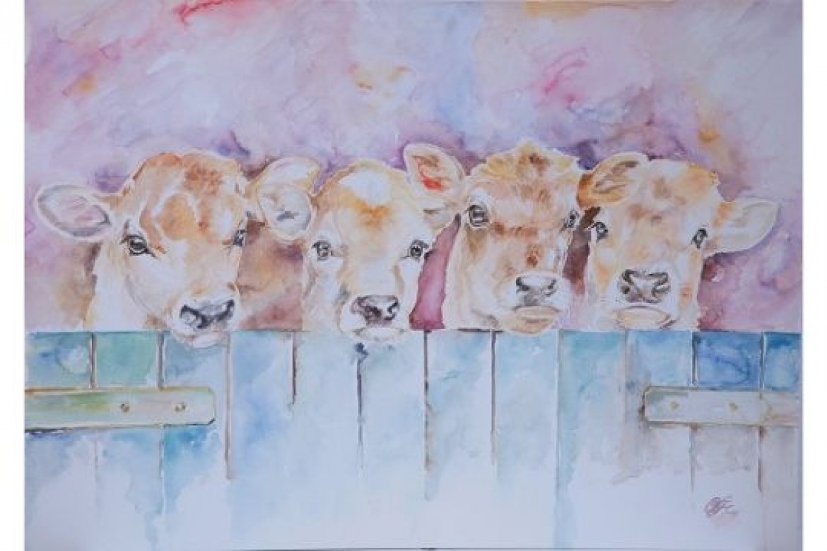 Mu - Acquerello - cm 50x50