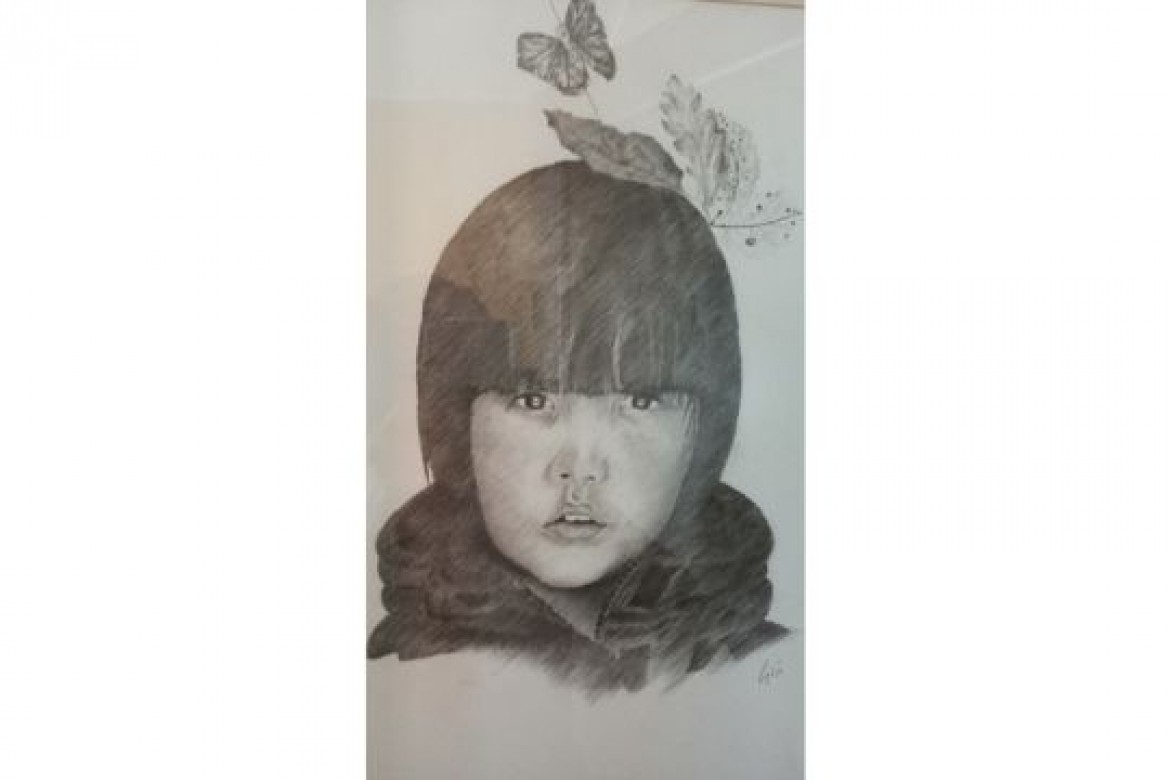 Bambino - Disegno a matita - cm 37x52