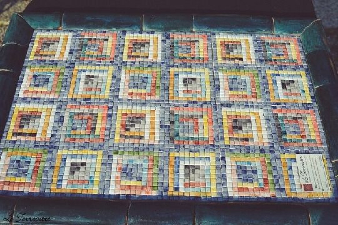 Labirinti - Ceramica mosaico - cm 80x60