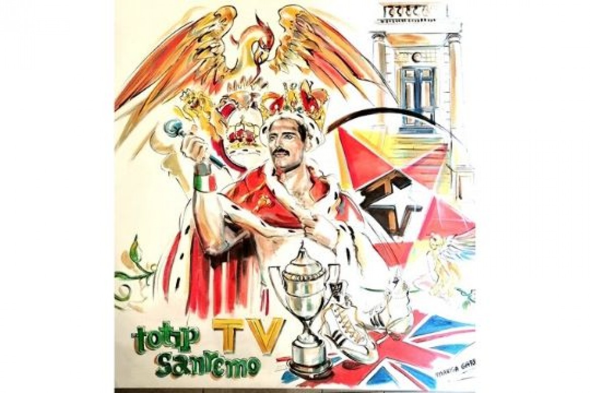 Dedicato a Freddy Mercury - Olio su tela - cm 100 x 120