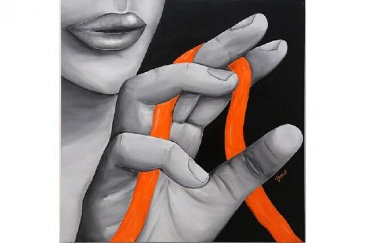 Infinito - Olio su legno - cm 60x60