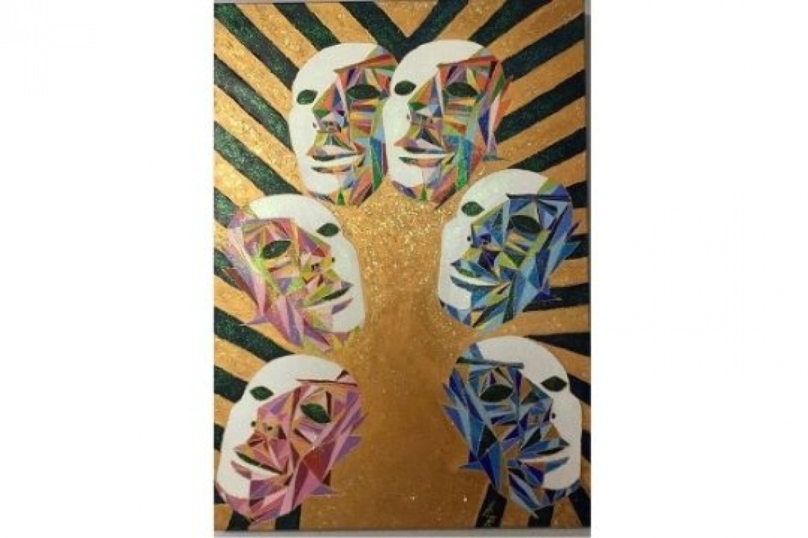 Innamoramento - Mista - cm 40x70 - € 700,50