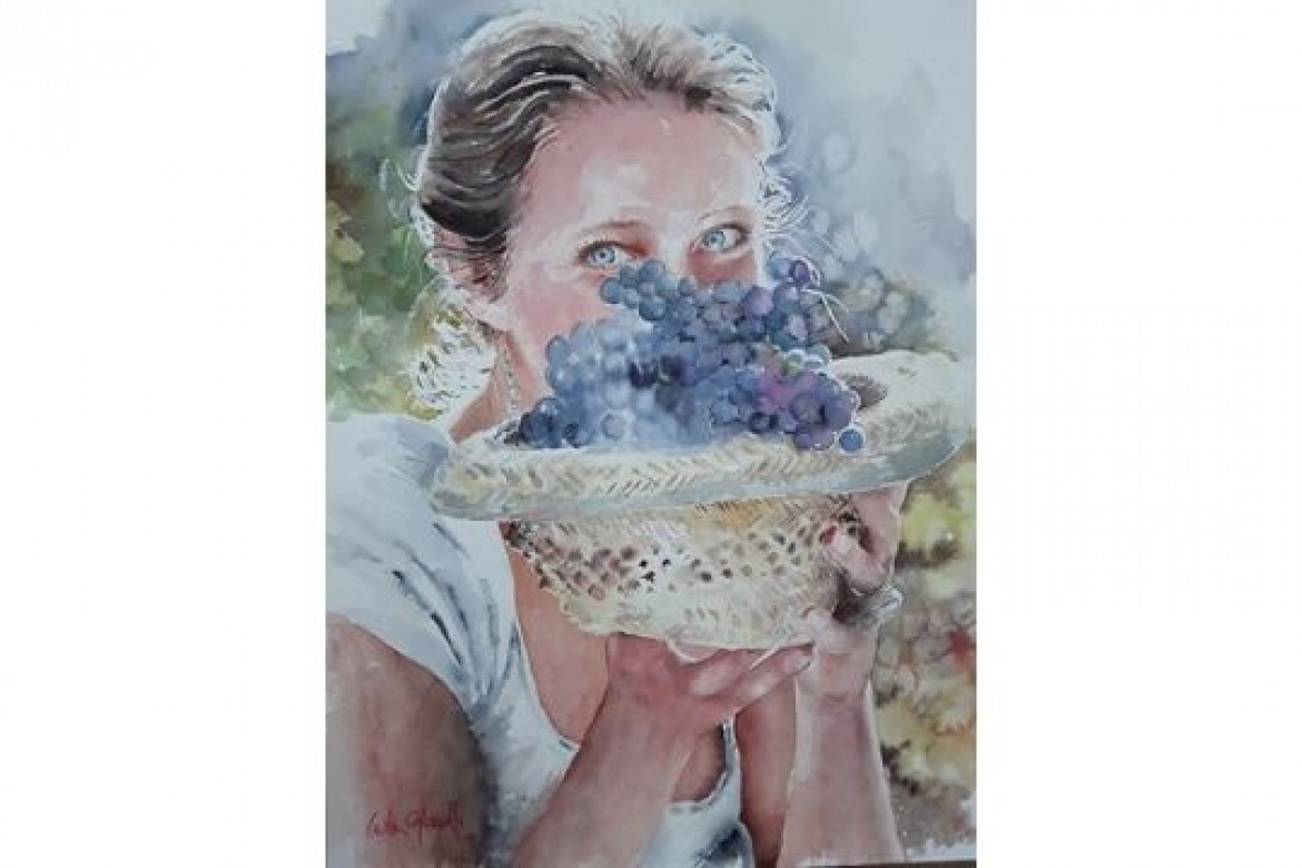 M'inebrio - acquerello - cm 46x61 