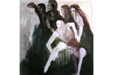 Maenades - Olio su tela - cm 100x100