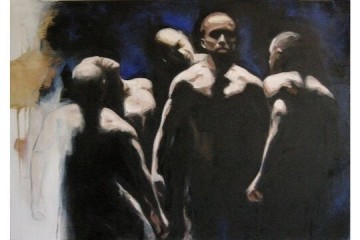 Sul mito della caverna - Olio su tela - cm 100x70