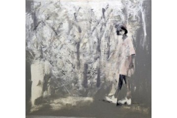 Attenta al lupo - Acrilico su tela - cm 90x90