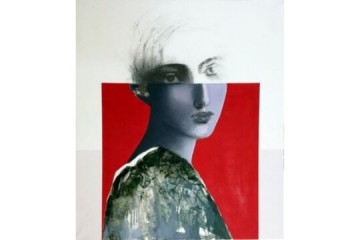 Disallineamenti - Olio e matita su tela - cm 80x70