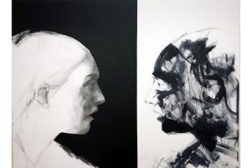 Specchio - Acrilico e matita su tela - cm 60x80