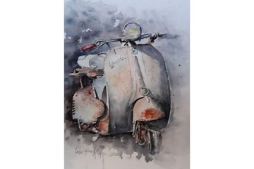 A volte ritornano... - Acquerello - cm 31x41 - € 400.00