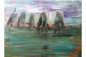 Bricole veneziane - Acrilico su tela - cm 100x70