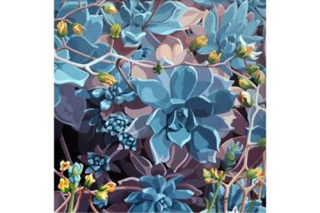 Colore ottanio - Acrilico su tela - cm 40x40 - € 640.00