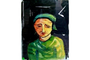 Contadina di S. Stefano Belbo - China su carta - cm 30x45 - € 750.00