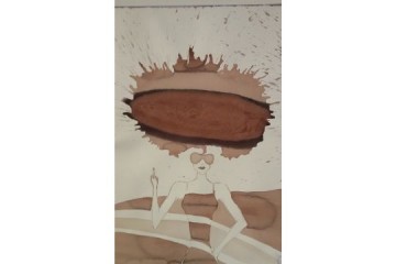 La Più Maleducata - Vino su carta - cm 56x76 - € 900.00