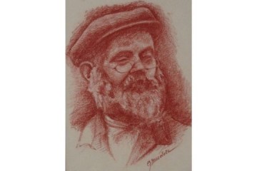 Bisnonno - Sanguigna su carta