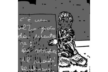 Marco - Mista su Tela - cm 50x50