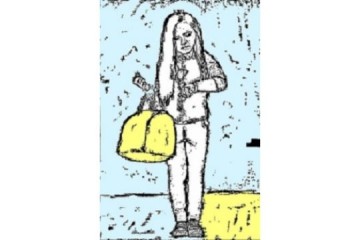 L'ora - Mista su Tela - cm 70x100