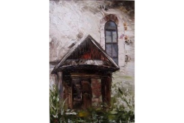 Cercando la luce - Olio su tavola - cm 50x70