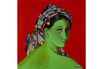 Omaggio alla Donna di Tangeri - Tecnica: Acrilico su Tela