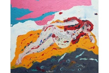 Mariateresa incinta - Olio su tela - cm 100x120 - € 2750.00