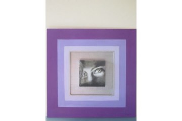 Leggere lo sguardo - Olio e Acrilico - cm 40x40