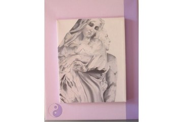 Maternità - Olio e acrilico su tela - cm 35x45