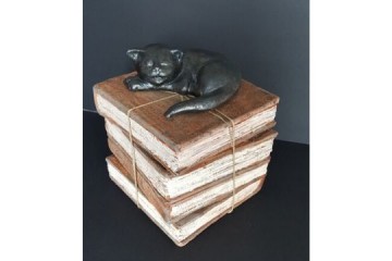 Cosa può fare un gatto - Ceramica semire, ingobbi, ossidi, smalti - cm 22x22 - € 350.00x27