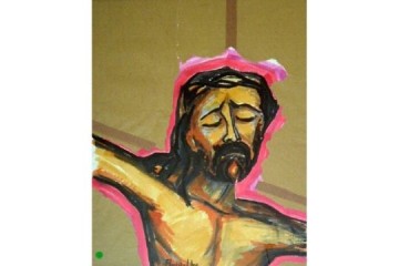 Cristo - Acrilico su carta - cm 50x70 - € 1500.00