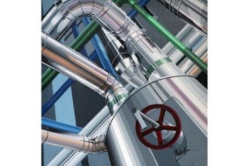 Cuore pulsante - Acrilico su tela - cm 40x40 - € 640.00