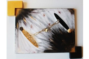 Disparità tra ricchi e poveri - Acrilico e mista - cm 49x39 - € 240.00