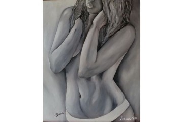 Eterea - Olio su legno - cm 50x60 - € 500.00