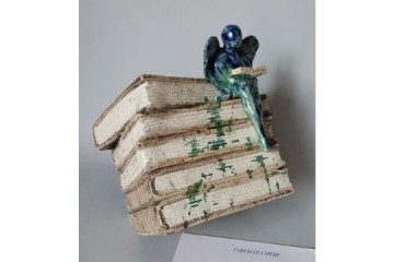 Farfalle libere - Ceramica semire, ingobbi. ossidi.cristallina - cm 20x27x27 - € 300 00