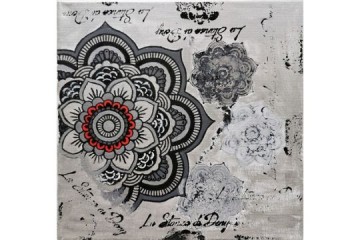 Girandole Silver - Acrilico su tela - cm 30x30 - € 119.00