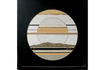 Inizio, fine, inizio - Acrilici, sabbie, ceramica applicata - cm 100x100 - € 800.00