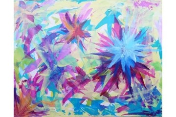 La magia del colore - Acrilico spatolato - cm 70x90