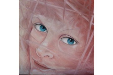 La ninfa del lago - Olio su tela - cm 50x50 - € 1200.00