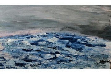 Mare d'inverno - Acrilico su tela - cm 50x70