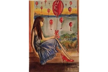 Non restiamo in silenzio - Pastel Rembrandt on paper - cm 34x24 