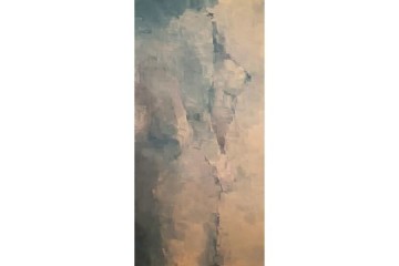 Nudo 5 - Olio spatolato su tela - cm 50x100