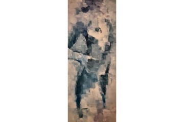 Nudo 6 - Olio spatolato su tela - cm 40x100