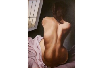 Oltre la finestra - Olio su cartone tewlato - cm 35x50 - € 550.00 + iva