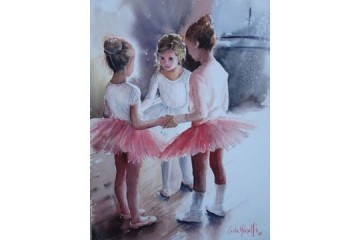 Omaggio a Degas - Acquerello - cm 36x51 - € 500.00