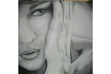 Pensiero - Olio su tela - cm 60x60 - € 500.00