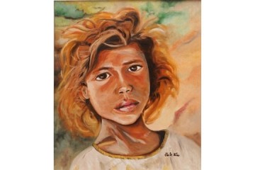 Piccola Rom - Olio su tela - cm 58x68