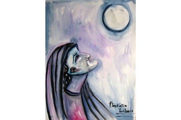 Preghiera - Acrilico su carta - cm 50x70