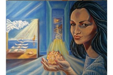 Rinascita - Pastel Rembrandt on paper - cm 50x70