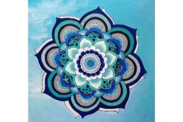 Tiffany - Acrilico su tela - cm 30x30 - € 99.00